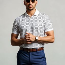 ADRO Men White Cotton Tshirts-picture-15