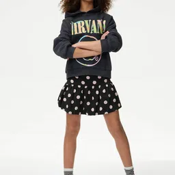 Marks & Spencer Girls Animal Print A-Line Mini Skirt-picture-56