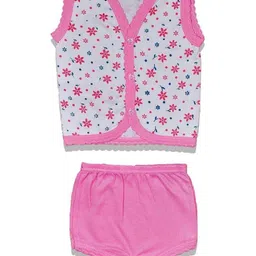 HUXX Kids Pack Of 5 Printed Pure Cotton Top with Shorts image 4