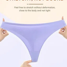 Diving Deep Women Plus Size Pack of6 Thongs Briefs image 2