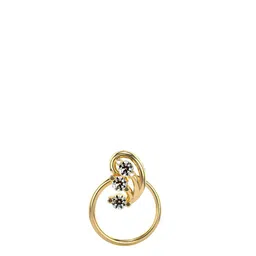 VALANOVA Women 18K Gold Nosepin With Certified Lab Grown Diamond 0.06cts-picture-41
