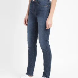 levi's Women's 721 Blue Skinny Fit High Rise Jeans image 3