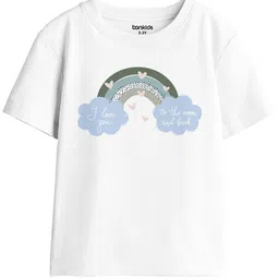 BonOrganik Girls Oversized Graphic Printed Round Neck Cotton T-Shirt-picture-24
