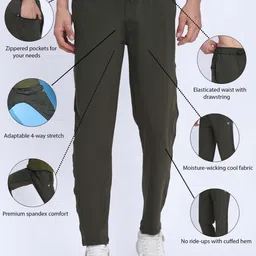 Dpassion Men Mid Rise Track Pant image 4