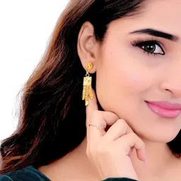 piah Gold-Plated Alloy Earrings-picture-29