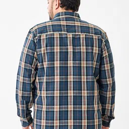 Snitch Men Tartan Checks Checked Casual Shirt image 4
