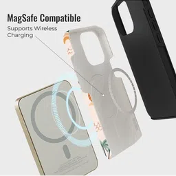 PEEPERLY Unisex iPhone 14 Pro Conversational Desert Oasis Impact Resistant Back Case image 5