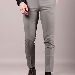 V-Mart Men Mid-Rise Regular FitCotton Trousers-picture-36