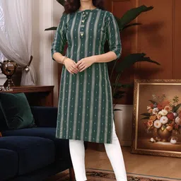 Anouk Rustic Women Striped Kurta-picture-14