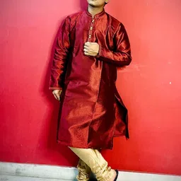 SANTI ENTERPRISES Men Regular Kurta with Churidar image 2