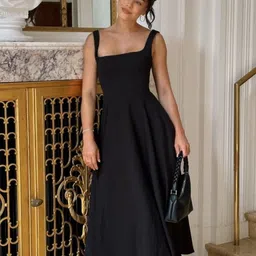 StyleCast Women Shoulder Straps Fit & Flare Maxi Dress-picture-19