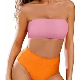 RECENT FASHION Removable Straps High Waist Bikini Set-picture-17