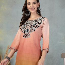 Clora Creation Women Floral Embroidered Kurti-picture-37