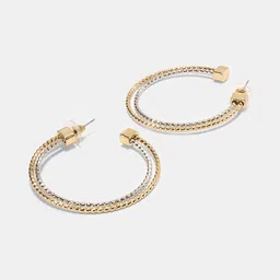 Forever Glam by Pantaloons Circular Hoop Earrings image 4