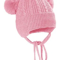 Gajraj Kids Woollen Knitted Woolen Earflap Beanie Cap-picture-8