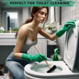 donizard Dishwashing Multipurpose Daily Use Reusable Washable Grip Anti-Slip Rubber Safety Gloves image 4