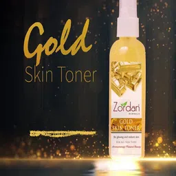 ZORDAN Set Of 4 Herbals Gold Skin Toner- 100ml Each image 2