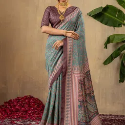 Saree mall Kalamkari Pashmina Bagru Sarees-picture-32