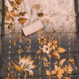 LeeliPeeri Designer Embroidered Unstitched Dress Material image 4