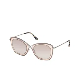 Tom Ford Women Purple Lens & Silver-Toned Oversized Sunglasses with-picture-33