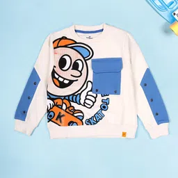 KiddoPanti Boys Graphic Printed Sweatshirt-picture-10