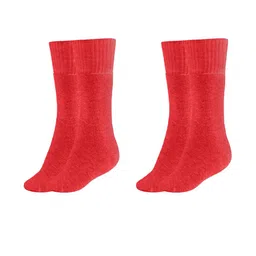 MUKHAKSH Red Cotton Socks-picture-28
