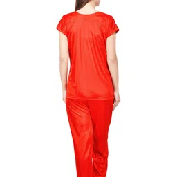 PHALIN Women Satin Night suits image 2
