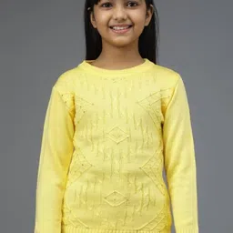 TRENDY WORLD Girls Woollen Pullover-picture-14