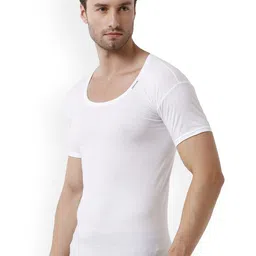 Rupa Frontline Pack Of 2 Pure Cotton Undershirt Vests Frontline--White-Vest-RNS-2 image 3