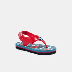 Pantaloons Junior Boys Printed Rubber Thong Flip-Flops image 4