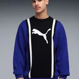 Puma Future Archive Unisex Colourblocked Cotton Relaxed Fit Crew Neck Sweatshirt-picture-43