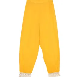 Biba Girls Ethnic Motifs Embroidered Regular Thread Work Pure Cotton Kurta with Trousers image 2