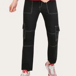 LINARIA Men Classic Slim Fit Low Distress Jeans-image-66