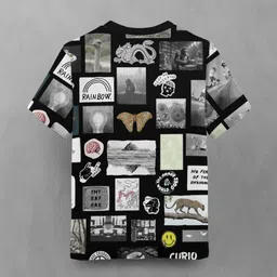 HELLCAT Boys 2 Printed Applique T-shirt image 3