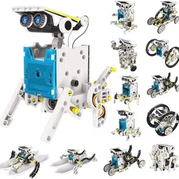 zuuluzrs STEM 13-in-1 Solar Power Robots Creation Toy, Educational Experiment DIY Robotic image 2