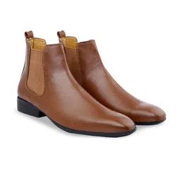 riffway Men Height Increasing Slip On Block Heel Boots-picture-17