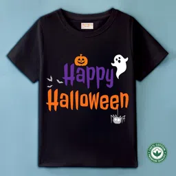 BLUSHES Kids Graphic Printed Round Neck Cotton T-shirt-picture-49