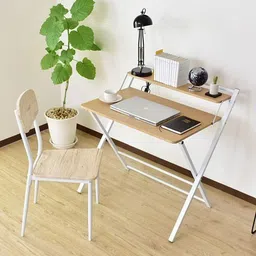 innofur Meleti Folding Engineered Wood Study Table image 5
