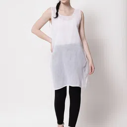 PARAMOUNT CHIKAN Women Red & White Pack Of 2 Solid Cotton Camisoles image 5