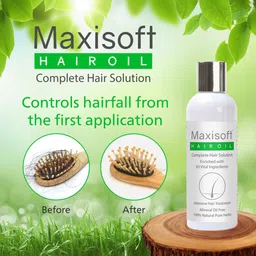 Maxisoft Set of 2 Complete Hair Solution Hair Oil with Almond Oil - 100 ml Each image 5