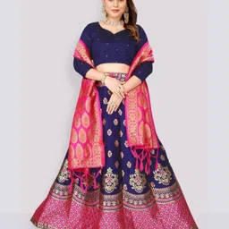 swami studio Self Design Semi Stitched Lehenga Choli-picture-18