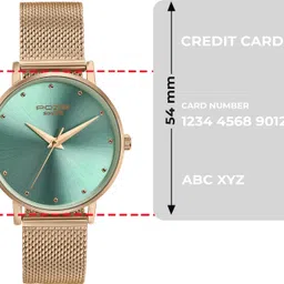 sonata Poze Green Dail Green Strap Analog Watch - For Women SP80017WM01|SP80017WM01|SP80017WM01 image 4