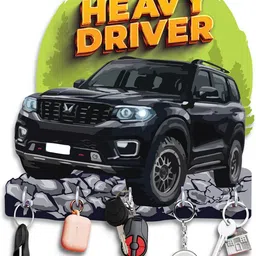 sketchfab Key Holder for Home|Wooden Key Stand for Wall|Key Hanger|Key hooks (11407) Wood Key Holder-picture-47