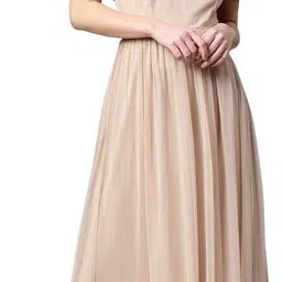 Women High Low Pink Midi/Calf Length Dress-image-62