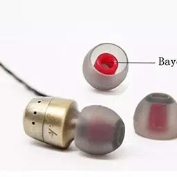 BUMTECH 24 red grey black pcs Silicone Eartips for Rockerz 255 In The Ear Headphone Cushion image 2