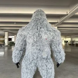 DB Pro Halloween Gorilla Inflatable Mascot Blow up Gorilla Fancy Dress Costume Elders Halloween Costume image 2