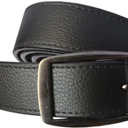 sun shopping Men Formal Black Synthetic Belt image 2