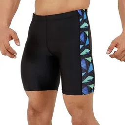 ninq Printed Men Black, Blue Tights image 3