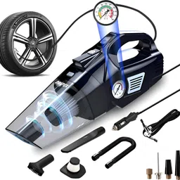 dripex TVC-A300 3 in 1 | Tyre Inflator High Power 9 KPA Handheld Car Vacuum Cleaner-picture-17