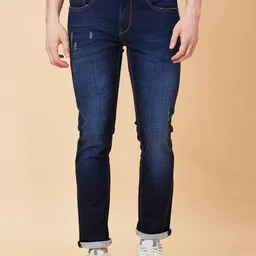 Being Human Men Skinny Fit Low Distress Light Fade Jeans-picture-28